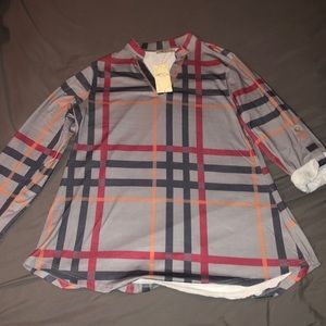 Sese Code Long sleeve shirt. boutique clothing XL